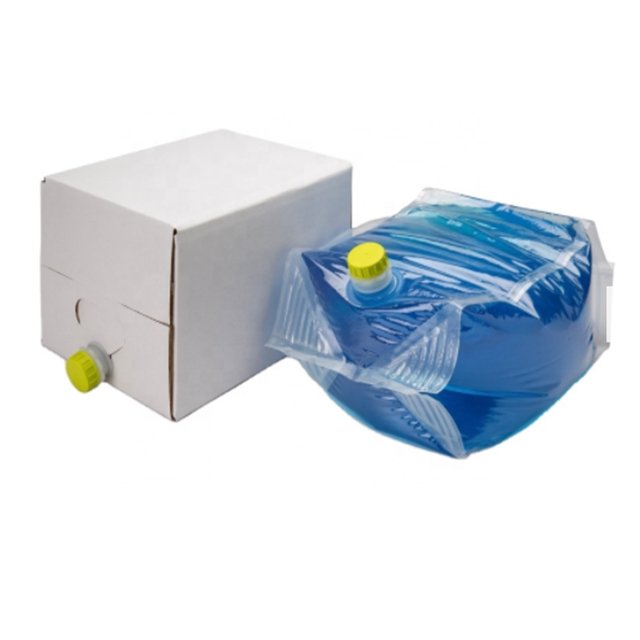 Plastic pocket + Cap + Cardboard - Empty 5L bag in box